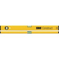 Wasserwaage construct 100 cm Aluminium gelb ±1 mm/m von BMI