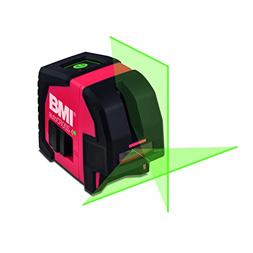 BMI autocross 4-SET grüner Laser (Inhalt: Grundgerät, Empfänger, Zieltafel,4 Batterien AA, in Kunststoffbox) Nr. 654-AC4G-Set von BMI