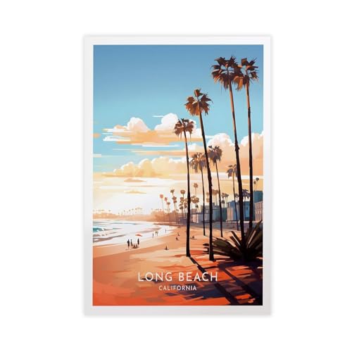 BMIQWAHG Langes Strand-Poster, Leinwand-Poster, Wandkunst, Dekordruck, Gemälde für Wohnzimmer, Schlafzimmer, Dekoration, 60 x 90 cm BMIQWAHG Langes Strand-Poster, Leinwand-Poster, Wandkunst, Dekordruck, Gemälde für Wohnzimmer, Schlafzimmer, Dekoration, 60 x 90 cm von BMIQWAHG