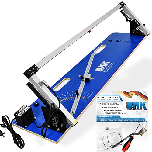 BMK Dämmstoffschneider Styroporschneider | Schnittlänge 129cm, Schnitthöhe 33cm | Thermosäge Heißer Draht für WDVS aus Styropor und Styrodur von BMK BRUNNER · METALL- & KUNSSTOFFTECHNIK GMBH MADE IN GERMANY