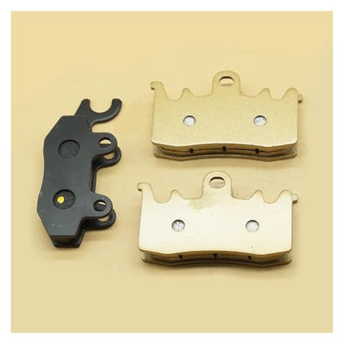 BMLGPGBCDW Bremsbelag Motorrad Motorrad Vorne Hinten Bremsbeläge Kits Für Triumph 1215 Für Tiger Explorer XR 2016-2021 Für Tiger 1200 XCA 2018-2020 Bremsbelagsatz(VORDERSEITE UND RÜCKSEITE) von BMLGPGBCDW