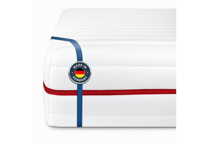 Kaltschaummatratze BMM Matratze Klassik 19 90 x 210 cm H5, BMM, 19 cm hoch, ergonomischer 7-Zonen KSCell®-Schaum, Made in Germany von BMM