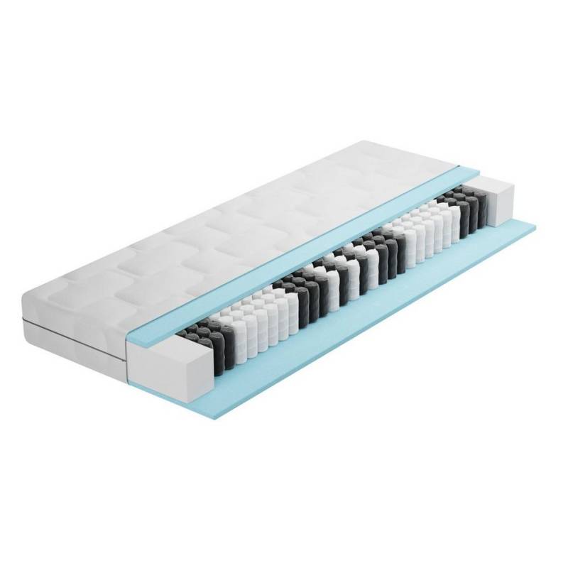 Taschenfederkernmatratze Ortho Medic TFK Matratze 80 x 200 cm H3, BMM, 21 cm hoch, Made in Germany, ergonomische 7 Zonen Matratze von BMM