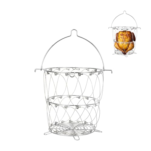 BMMXBI The Big Easy Oil-Less Better Baskets Truthahn-Fritteusenteile, für Charbroil The Big Easy Zubehör, bessere Körbe, Ersatzteile für Charbroil öllose Truthahnfritteuse 6776791W06 Zubehör von BMMXBI