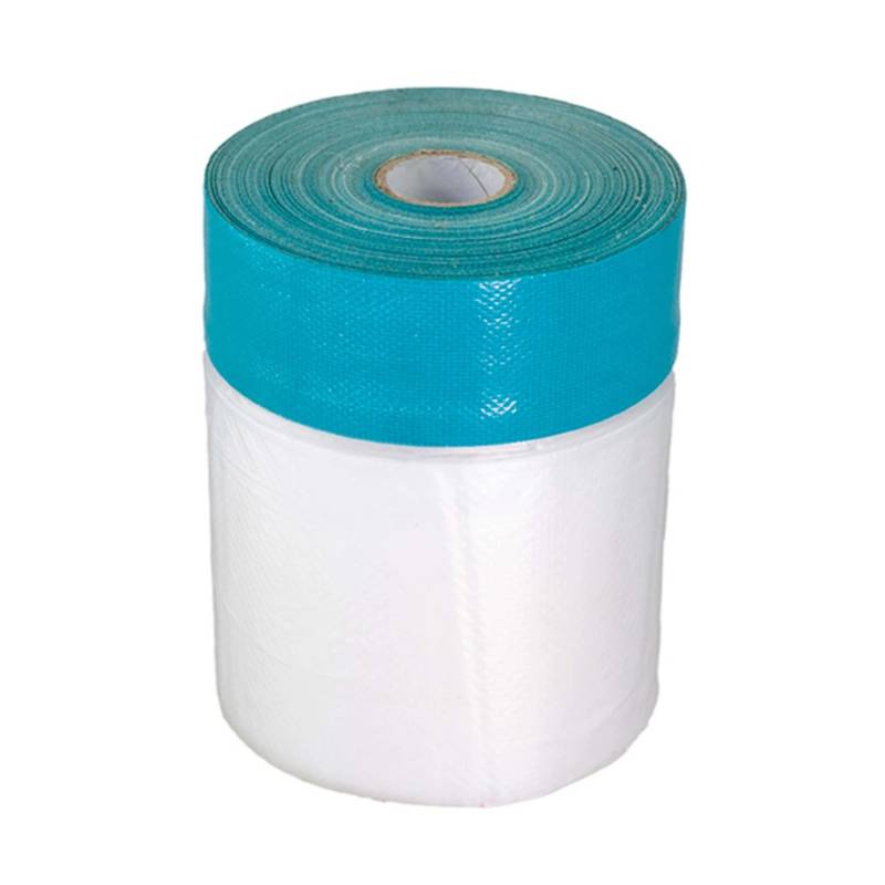 BMSC24 UV Masker Extra Abdeckband mit Klebeband 18m x 0,55m Transparent von BMSC24