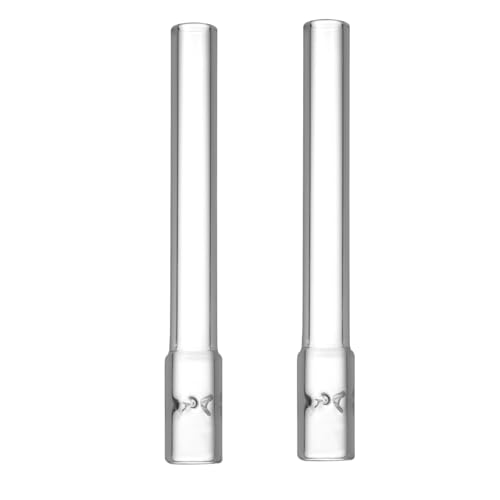 Glas-Mundstück für Arizer Solo 3, Air 2 Max – Lang gerade 110 mm, Hoher Luftdurchfluss, Extra Dickes Glas von The Vapetrix (2er-Pack) von BMTick