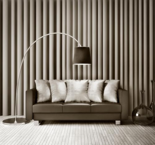 Verdunkelungsvorhang Beige – Einfarbig mit Kräuselband, Thermovorhang Blickdicht & schallabsorbierend, für Schlafzimmer, Wohnzimmer & Kinderzimmer (H/B: 260/150 cm) von BN Gardinen
