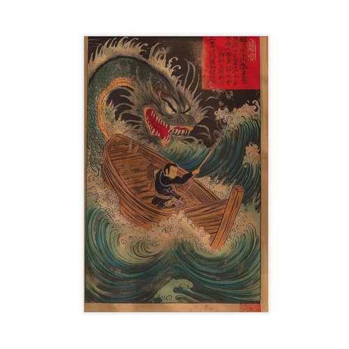 BNCEDJK . Japanische Vintage-Kunst-Leinwand-Poster, Wandkunstdruck, Bild, Gemälde, 20 x 30 cm BNCEDJK . Japanische Vintage-Kunst-Leinwand-Poster, Wandkunstdruck, Bild, Gemälde, 20 x 30 cm von BNCEDJK