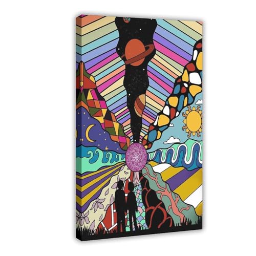 BNCEDJK 70er Jahre Psychedelisches Leinwandposter Schlafzimmer Dekor Landschaft Dekor Geschenk 40 x 60 cm BNCEDJK 70er Jahre Psychedelisches Leinwandposter Schlafzimmer Dekor Landschaft Dekor Geschenk 40 x 60 cm von BNCEDJK