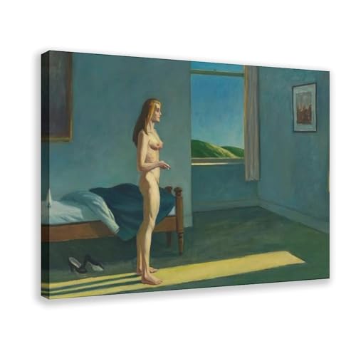 BNCEDJK Leinwandposter Frau in der Sonne, Wandkunstdruck, Gemälde, 30 x 45 cm von BNCEDJK