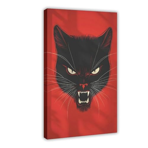 BNCEDJK Poster auf Leinwand, Motiv: Wütende rote Katze, Wandkunstdruck, Bild, Gemälde, 50 x 75 cm BNCEDJK Poster auf Leinwand, Motiv: Wütende rote Katze, Wandkunstdruck, Bild, Gemälde, 50 x 75 cm von BNCEDJK