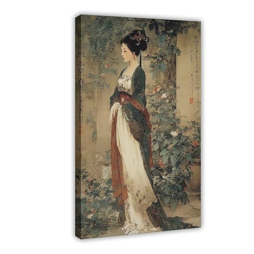 Poster auf Leinwand, Motiv: Antikes Chinesisch, 60 x 90 cm, 4 Stück Poster auf Leinwand, Motiv: Antikes Chinesisch, 60 x 90 cm, 4 Stück von BNCEDJK