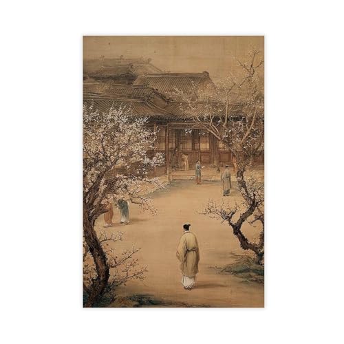 Poster auf Leinwand, Motiv: Antikes chinesisches Poster, Wandkunstdruck, Bild, Gemälde, 30 x 45 cm Poster auf Leinwand, Motiv: Antikes chinesisches Poster, Wandkunstdruck, Bild, Gemälde, 30 x 45 cm von BNCEDJK