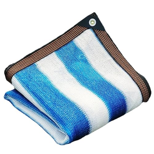 BNDDUP Schattierungsnetz Sonnenschutznetz Garten Schattennetz Mit ösen,Blaue weiße Streifen 85% Leicht und Haltbarkeit Beschattungsnetz Schattiernetz für Pergola Gewächshaus die Terrassenüberdachung BNDDUP Schattierungsnetz Sonnenschutznetz Garten Schattennetz Mit ösen,Blaue weiße Streifen 85% Leicht und Haltbarkeit Beschattungsnetz Schattiernetz für Pergola Gewächshaus die Terrassenüberdachung von BNDDUP