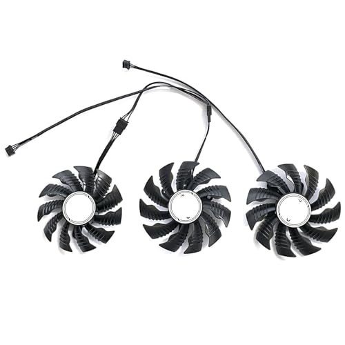 Computerkühlungsteil 3 LÜFTER PLA09215S12H T129215BU 4PIN 87MM 82MM DC 12V 0,55A Kompatibel mit RTX 3070 3080 Ti RTX 3090 Vision OC 3X Grafiklüfter(R) von BNEAIGHW