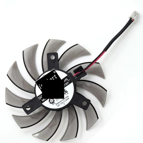 Computerkühlungsteil 75MM PLD08010S12H 2Pin 3Pin Kühlerlüfter for GTX 560 460 Ti R7 260x R270X 560 Ti Grafikkarte(PLD08010S12H - 2Pin) von BNEAIGHW