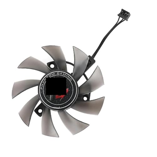 Computerkühlungsteil 75MM T128015SH Kühlerlüfter Ersatz for RX 5600 XT Phantom Gaming D3 6G OC Grafikkartenlüfter(Fan - C) von BNEAIGHW