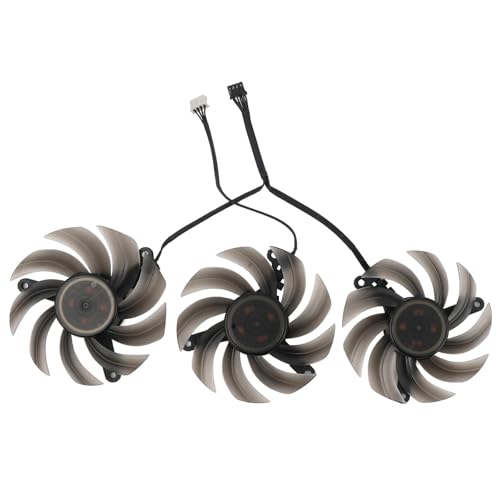 Computerkühlungsteil 82MM TH8015S2H-PCC01 GPU-Lüfter for RTX 3070 3070Ti 3080 3080Ti 3090 XLR8 Gaming REVEL EPIC-X RGB Dreifach-Grafikkartenkühlerlüfter(Fan - 3PCS) von BNEAIGHW
