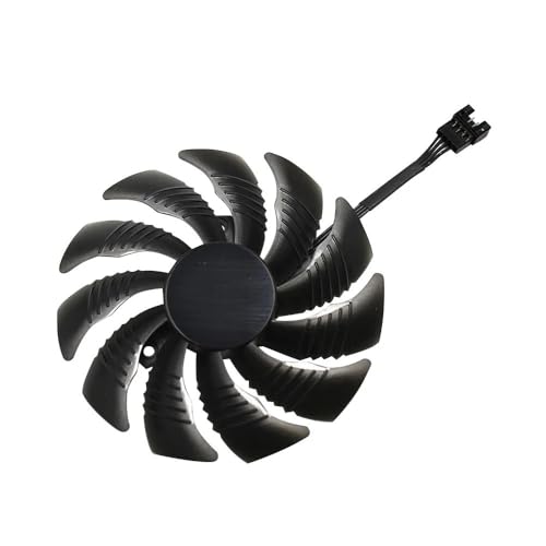 Computerkühlungsteil 88MM T129215SU PLD09210S12HH 4Pin Lüfter for GTX 1050 1060 1070 960 RX 470 480 570 580 Grafikkarte Kühler fan(Fluid Bearing-1PC) von BNEAIGHW