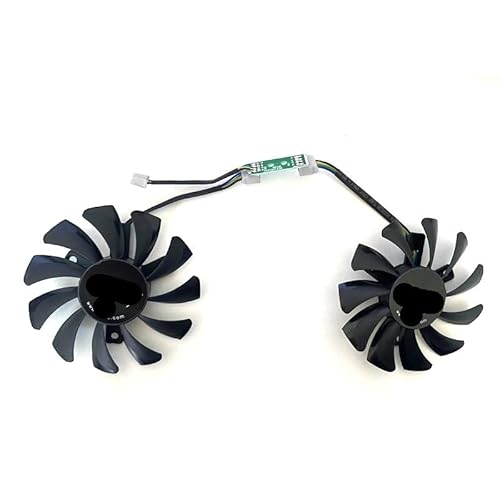 Computerkühlungsteil GA81S2U 75MM GTX970 Kühlerlüfter Ersatz for GTX 970 Grafikkartenlüfter(2pcs) von BNEAIGHW