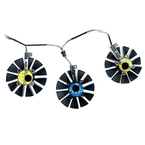 Computerkühlungsteil Lüfter 87mm PLD09210S12HH T1292215SU for Strix RX480 RX 580 GTX980Ti R9 390 390X GTX1060 1070 1080 1070Ti 1080TI(PLD09210S12HH) von BNEAIGHW