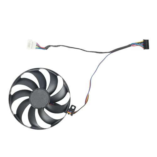 Computerkühlungsteil T129215BU T128010BU Grafikkartenkühler Ersatz for RX 5600 XT 5700 5700XT X3 EVO OC Lüfter(Fan - C) von BNEAIGHW