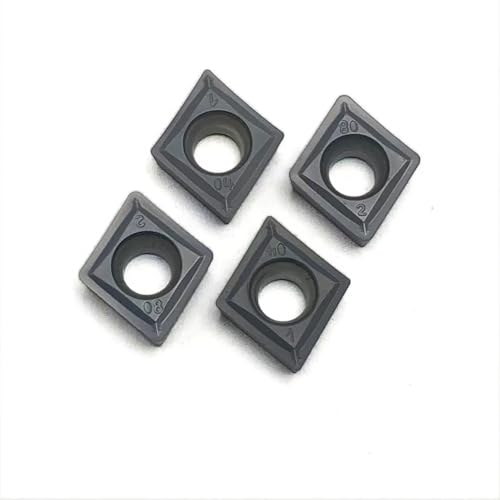 Drehwerkzeug, 10 Stück, Ccmt09t304 Ccmt09t308 Sm Ic907 Ic908 Werkzeug Innendrehen NC-Drehmaschine Teile Werkzeughalterungen Hartmetall-Einsatz Drehmaschine Werkzeuge (CCMT 09T304-SM IC908) von BNEAIGHW