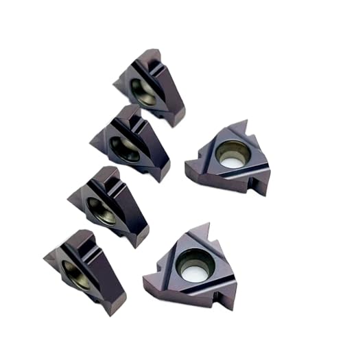 Drehwerkzeug, 10 Stück, MMT16ER AG60 MMT16IR AG60 VP15TF UE6020 gepresstes Gewindewerkzeug Hartmetall-Drehmaschine Werkzeuge (MMT16ER AG60 US735) von BNEAIGHW