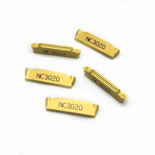 Drehwerkzeug, 10 Stück, MRMN200, NC3020, NC3030, PC9030, Hartmetall-Einsätze, CNC-Drehmaschine, Trenn- und il-Drehmaschine (MRMN200-G NC3020) von BNEAIGHW