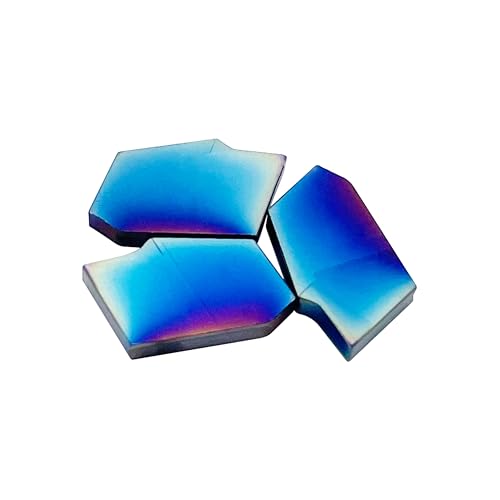 Drehwerkzeug 10 Stück SP200 SP300 SP400 Nano Blue Blade Drehmaschine for CNC-Hartmetall-Einstechmesser Drehwerkzeuge(SP400 LY7010) von BNEAIGHW