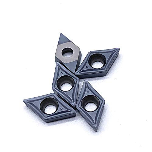 Drehwerkzeug 10PCS DCMT070204-SM IC907/IC908 Externe Metall Drehen Werkzeug CNC Klinge Drehmaschine Werkzeug Wolfram Hartmetall Schneiden Werkzeug Drehwerkzeuge(DCMT070204-SM IC907) von BNEAIGHW