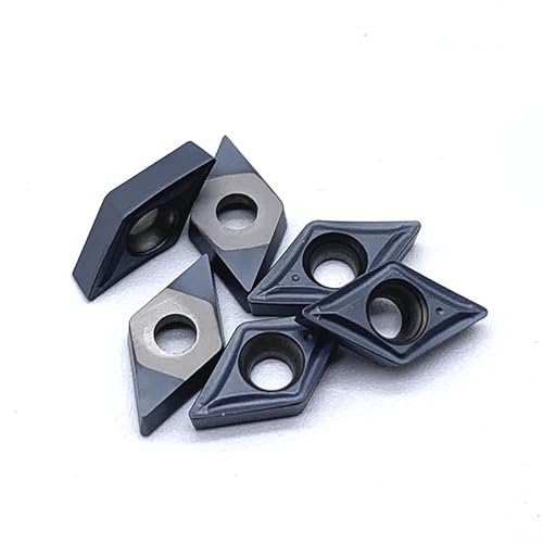 Drehwerkzeug 10PCS DCMT070204-SM IC907/IC908 Externe Metall Drehen Werkzeug CNC Klinge Drehmaschine Werkzeug Wolfram Hartmetall Schneiden Werkzeug Drehwerkzeuge(DCMT070204-SM IC908) von BNEAIGHW