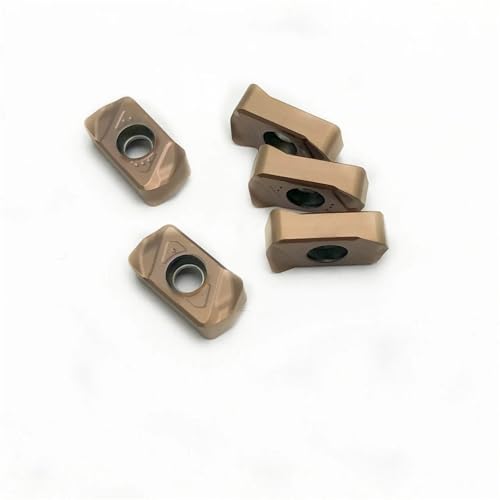 Drehwerkzeug LNMU0303 Dreheinsatz LNMU0303ZER MJ AH130/AH725 Hartmetall doppelseitiger Schnellvorschub Schneideinsatz Schneidwerkzeug Drehmaschine Werkzeuge (LNMU0303ZER-MJ AH725) von BNEAIGHW