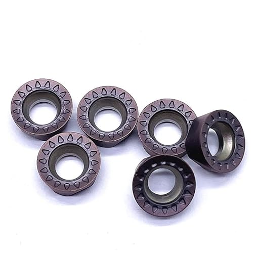 Drehwerkzeug RPMT08T2MOE RPMT10T3MOE RPMW1003MO VP15TF Externe Drehwerkzeuge Hartmetall-Einsatz Drehmaschine Cutter Werkzeug Dreheinsatz Drehmaschine Werkzeuge (RPMT10T3MOE VP15TF) von BNEAIGHW