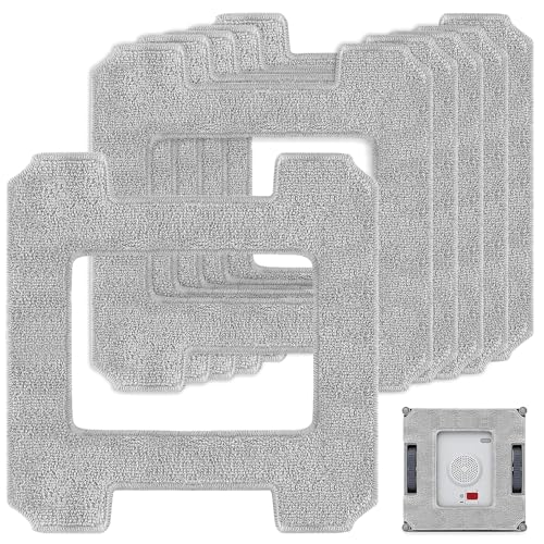 BNGXR 6 Stück Reinigungspad für Ecovacs Winbot W1 / W1 Pro Fensterputzroboter, Reinigungstuch Ersatzteile Wischtücher, Waschbare Mikrofaser, für Fensterstaubsauger und Staub Fenstern BNGXR 6 Stück Reinigungspad für Ecovacs Winbot W1 / W1 Pro Fensterputzroboter, Reinigungstuch Ersatzteile Wischtücher, Waschbare Mikrofaser, für Fensterstaubsauger und Staub Fenstern von BNGXR