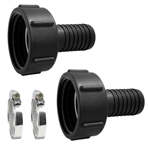 BNGXR IBC Adapter S60x6 auf Schlauchtülle,2 Stück IBC Adapter S60x6,mit Deckel Grobgewinde S60x6 mit 32mm Schlauchtülle,IBC Tankschlauchadapter,Gartenschlauch Adapter,Container Tank Zubehör BNGXR IBC Adapter S60x6 auf Schlauchtülle,2 Stück IBC Adapter S60x6,mit Deckel Grobgewinde S60x6 mit 32mm Schlauchtülle,IBC Tankschlauchadapter,Gartenschlauch Adapter,Container Tank Zubehör von BNGXR