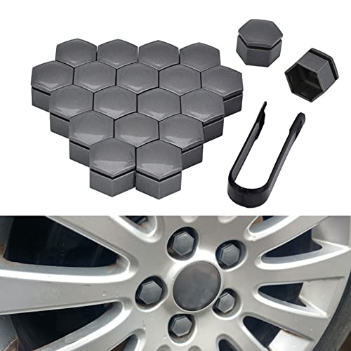20 Stücke Auto Radschraubenkappen für Smart fortwo forfour 453 451 450, Radbolzen Radmutterkappe Radschrauben Kappen Radmuttern Nut Abdeckkappe Schraubenabdeckung von BNHHB