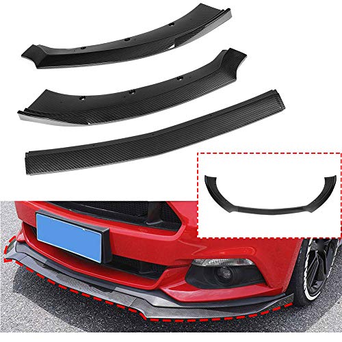 BNHHB Auto-Frontlippe Frontstoßstange Splitter Lip Spoiler für Ford Mustang 2015 2016 2017, Frontschürze Frontspoiler Lippe Diffusor Protector Guard Cover Trim von BNHHB