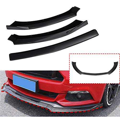 BNHHB Auto-Frontlippe Frontstoßstange Splitter Lip Spoiler für Ford Mustang 2015 2016 2017, Frontschürze Frontspoiler Lippe Diffusor Protector Guard Cover Trim von BNHHB