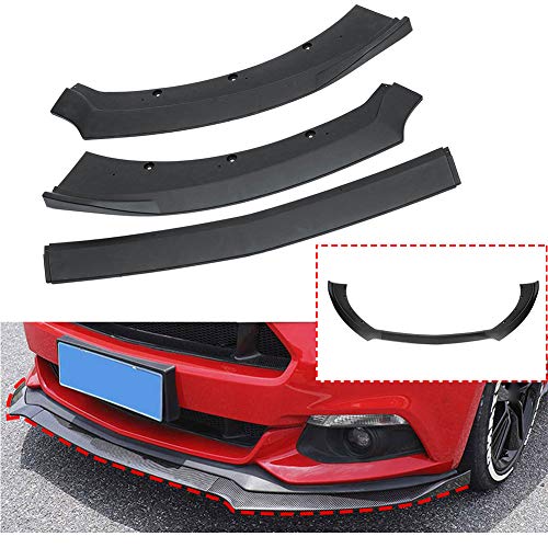 BNHHB Auto-Frontlippe Frontstoßstange Splitter Lip Spoiler für Ford Mustang 2015 2016 2017, Frontschürze Frontspoiler Lippe Diffusor Protector Guard Cover Trim von BNHHB