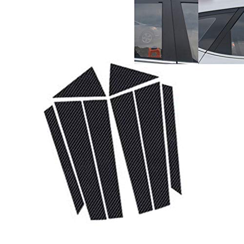Lackschutz Folie Set Für B Säule Zierblenden Dekorativer Aufkleber Für Hyundai Tucson (TL) 2015-2019, Auto Kohlefaser Spalte B Säulen Außen Aufkleber Trim Styling von BNHHB