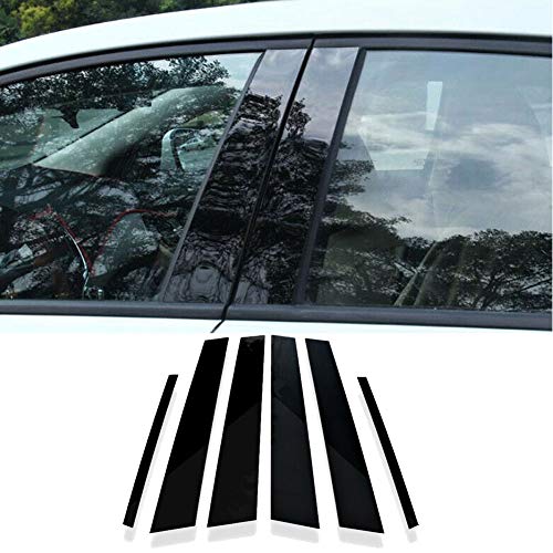 Lackschutz Folie Set Für B Säule Zierblenden Dekorativer Aufkleber Für Mazda 6 2004-2015(6pcs), Auto Spalte PC B Säulen Außen Aufkleber Trim Styling von BNHHB