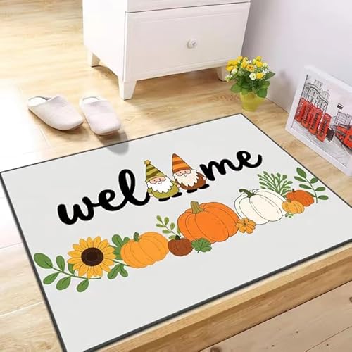BNMKYTWASJP Halloween-Anti-Rutsch-Matte, Küchen-Set, schmutzabweisende und verschleißfeste Bodenmatte, saugfähige Fußmatte (Halloween 3,80 x 120 cm) von BNMKYTWASJP