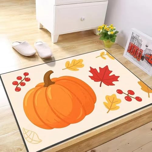 BNMKYTWASJP Halloween-Anti-Rutsch-Matte, Küchen-Set, schmutzabweisende und verschleißfeste Bodenmatte, saugfähige Fußmatte (Halloween 5,50 x 80 cm) von BNMKYTWASJP