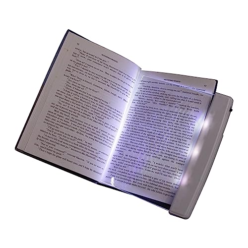 BNOYONERAS Leselampe, Lightwedge Buchlicht, Tragbare LED-Flachplattenlampe, Flaches Buchlicht, Lightwedge Leselicht, LED-Leselampe Helles Licht Lampenbrett Lightwedge Buchlicht für Nachtlesung von BNOYONERAS