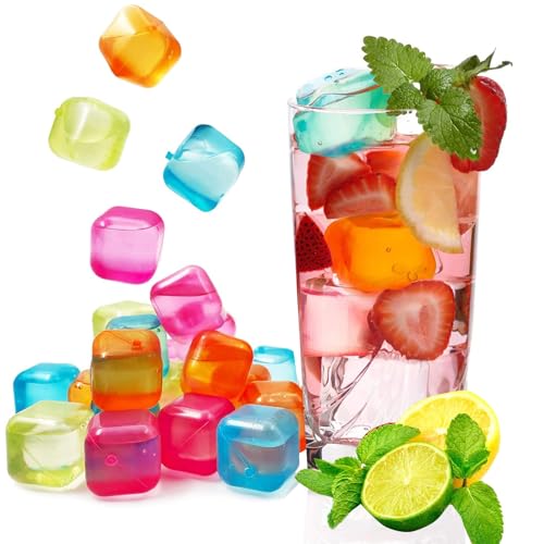 Eiswürfel Wiederverwendbar Dauereiswürfel Bunt Party-Eiswürfel Eiswürfel Kunststoff Wiederverwendbare Eiswürfel Wiederverwendbare Quadratische Eiswürfel Eiswürfel bunt Kunststoff 20 Stück Eiswürfel Wiederverwendbar Dauereiswürfel Bunt Party-Eiswürfel Eiswürfel Kunststoff Wiederverwendbare Eiswürfel Wiederverwendbare Quadratische Eiswürfel Eiswürfel bunt Kunststoff 20 Stück von BNOYONERAS