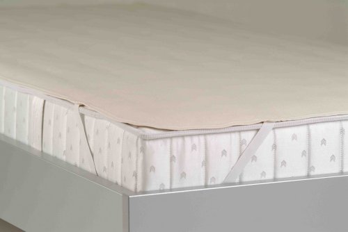 BNP Bed Care Matratzenschoner Molton Matratzenauflage Orchidee, 100% Baumwolle, beige, 70 x 140 cm von BNP