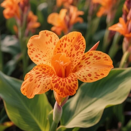 Canna Rhizome/Canna Gartenbepflanzung/Elegante Rhizome/Blühende Rhizome/Winterhart Rhizome/Landschaftsgestaltung-3 Rhizome-B von BNSOIDE