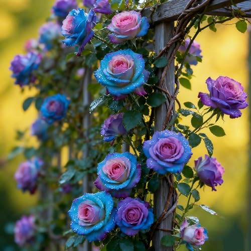 Kletterrosen, Winterharte mehrjährige Rosenrhizome, Winterharte Rosenpflanzen, Dekoriere den Garten,Geeignet für die Balkonbepflanzung im Freien-2 rhizome-B Kletterrosen, Winterharte mehrjährige Rosenrhizome, Winterharte Rosenpflanzen, Dekoriere den Garten,Geeignet für die Balkonbepflanzung im Freien-2 rhizome-B von BNSOIDE