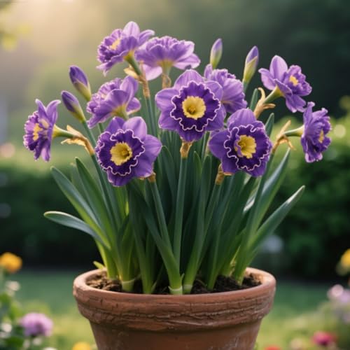 Narzissen Rhizome-Narzissen Gartenbepflanzung-Elegante Rhizome-Blühende Rhizome-Winterhart Rhizome-Landschaftsgestaltung-a-2 rhizome von BNSOIDE